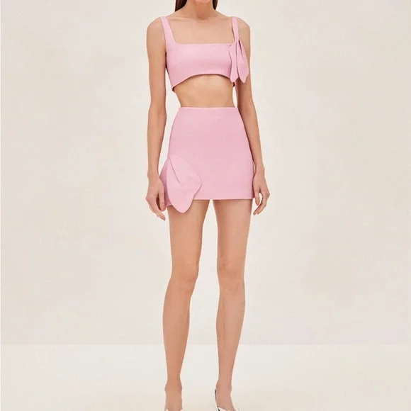 Balta top and Forina Skirt Pale Rose color - Picture 5 of 5